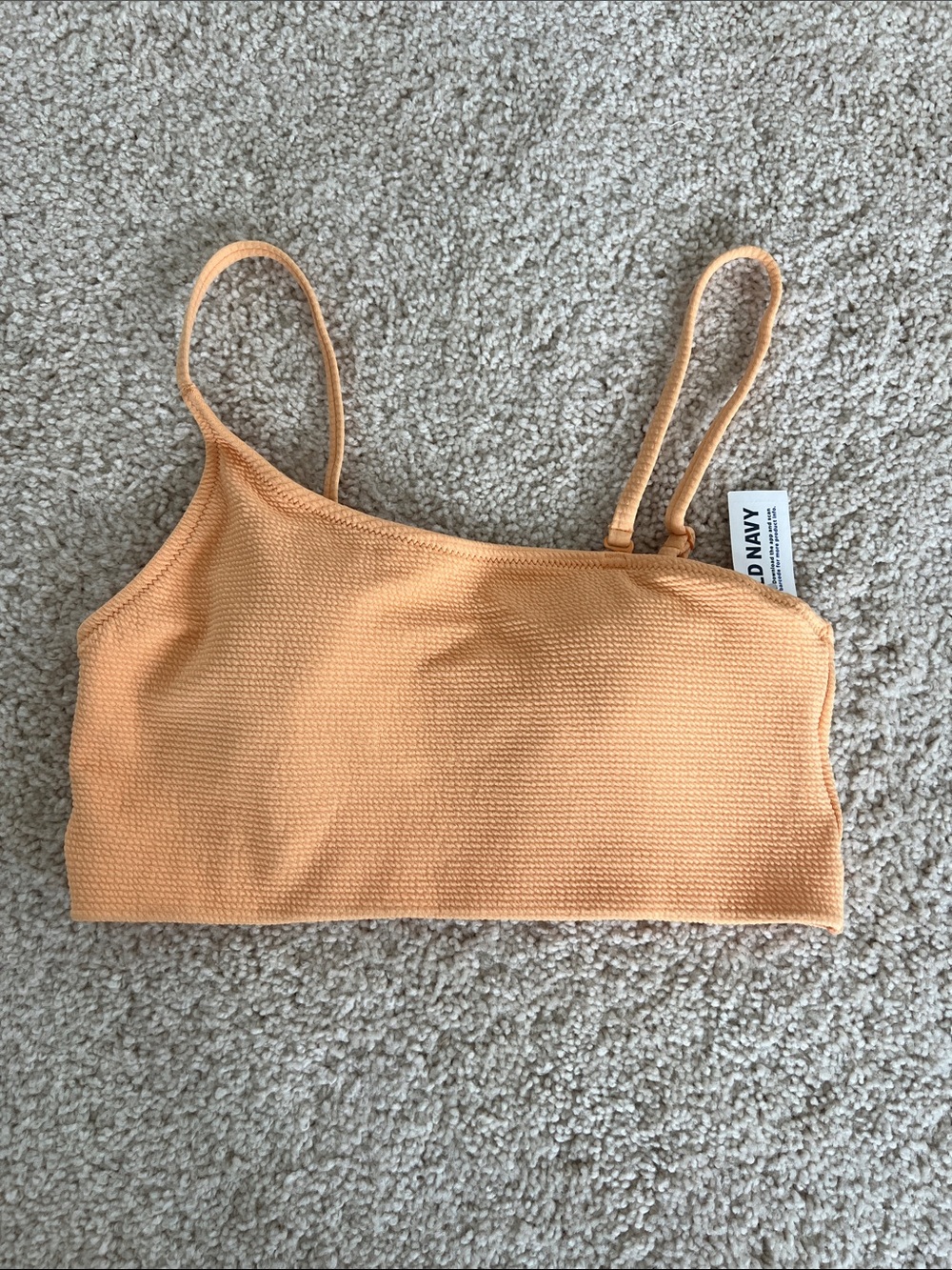 Old Navy bikini top, one shoulder size L